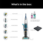 Shark CarpetXpert HairPro | Upright Carpet, Area Rug & Upholstery Cleaner | StainStriker Handheld Tough Stain Remover & Onboard Self Clean | Pet Hair Pickup & Odor Removal | 5 Tools | Navy | EX304
