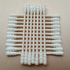 800 Pieces Cotton Swabs, Double Spiral Tipped with Paper Stick, Quality Cotton Heads- Sturdy Handle - Multipurpose, 4 Packs, 200 Pieces 1 Pack