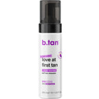 b.tan Large Violet Base Self Tanner Mousse | A Little Extra Love At First Tan - 1 Hour Express Sunless Tanning Foam, Cancels Orange Tones, Dark Bronze Glow, No Fake Tan Smell, Face & Body, 10.1 Fl Oz