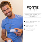 Hair Texture Powder by Forte Series, Volumizer for Fine Hair Volumizing Products for Men (0.1 oz)