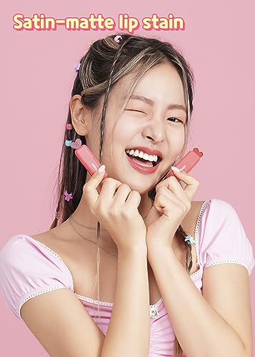 COLORGRAM Juicy Blur Tint 02 Guava Bolt | Daily Semi-Matte, Semi-Glossy, Long-Lasting Lip Stain, Moisturizing, Buildable & Blendable, highly Pigmented (0.12 Fl. Oz.)