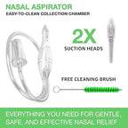 BABY-VAC Infant, Toddler,Premium Grade Nasal Aspirator