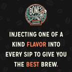 Bones Coffee Company Electric Unicorn Flavored Coffee Beans, Medium Roast Ground Coffee Low Acid, Fruity Cereal With Milk Flavor (12 oz)