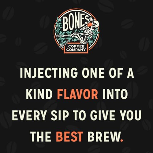 Bones Coffee Company Costa Rica Single-Origin Coffee Beans, Whole Bean Coffee Medium Roast Gifts Low Acid Gourmet, Cocoa, Nutty, Milk Chocolate Notes (12 oz)