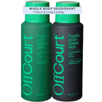 OffCourt - Natural Deodorant Body Spray for Men and Women - Aluminum Free - Whole Body Deodorant for Women and Men - Multi-Pack with Sandalwood and White Musk, 3.4 Ounce (Pack of 2)