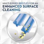 Oral-B Brilliance Premium Whitening Toothbrush with Plaque Eraser, Medium, Sky Blue and Gray, 2 Count