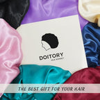 Satin Silk Bonnet for Sleeping, Double Layer Silk Sleep Cap for Men & Women, Soft Satin Lined Bonnet for Natural & Curly Hair(Red)