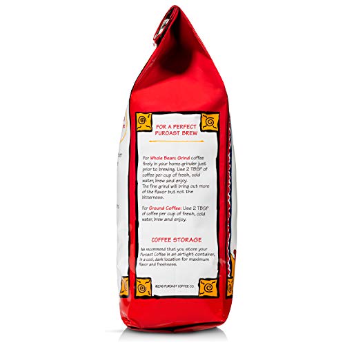 Puroast Low Acid Coffee Ground | Coffeehouse House Blend Ground | Medium Roast | High Antioxidants & High pH |No Bitter Aftertaste | Reduced Heartburn & GERD | Suitable for Cold Brew - 20 oz