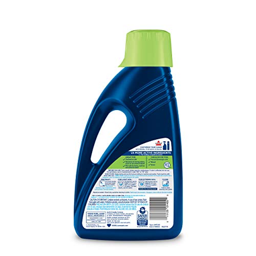 BISSELL 2X Pet Stain & Odor Full Size Machine Formula, 60 ounces, 99K52