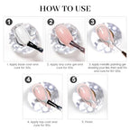 RARJSM Metallic Painting Gel Nail Polish Silver Mirror Chrome Holographic Laser Rainbow Effect Metal Painted Drawing Gel Polish Glossy Shine 8ml Soak Off Curing Need Home Salon DIY Nail Art Design