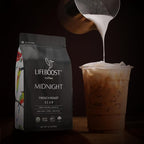Lifeboost Midnight French Roast Coffee Beans - Single Origin Low Acid French Roast Coffee - Non-GMO USDA Organic French Roast Coffee Beans - Third Party Tested For Mycotoxins & Pesticides - 12 Ounces