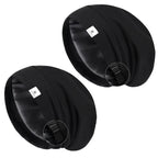YANIBEST 2 Pcs Silk Bonnet Satin Bonnet Hair Bonnet for Sleeping - Adjustable Saty on Satin Lined Slouchy Beanie Hat for Women