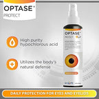 Optase Protect Eyelid Cleansing Spray - Hypochlorous Acid Spray for Daily Protection - pH Neutral, Suitable for All Ages - Hypochlorous Acid Eyelid Cleanser - 100 ml