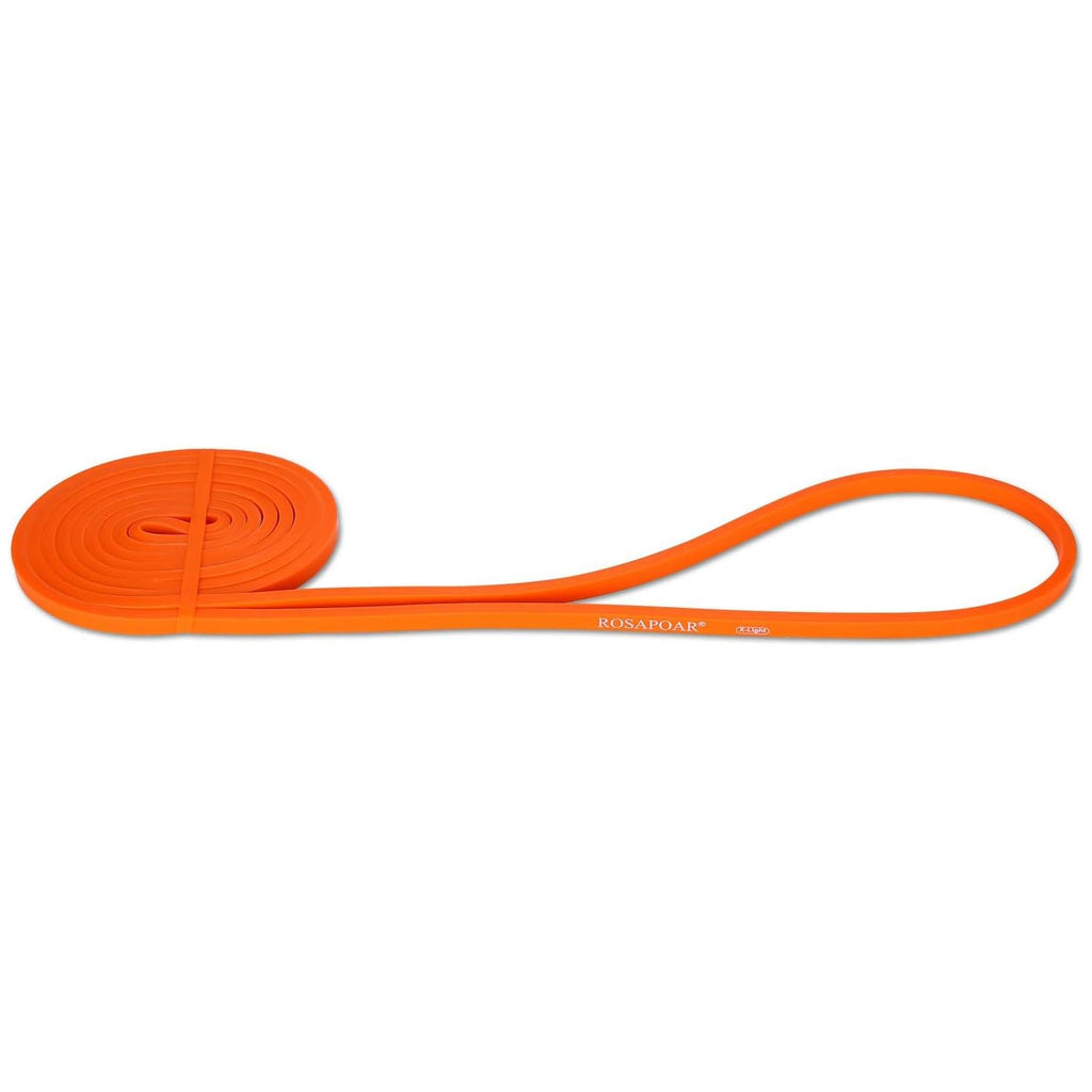 ROSAPOAR Resistance Band Pull up Band Fitness Exercise Bands Natural Latex for Workout Body Stretch Powerlifting Band Fitness Sport Training at Home/The Gym - Orange