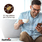Healthwise Low Acid Coffee K-Cups French Vanilla 100% Colombian Coffee K-Cups - Medium Roast, Healthier Coffee For Sensitive Stomachs - 144 Count (Pack of 12)