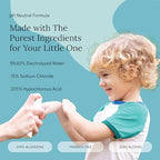 Littley Infant & Toddler Hand Cleanser with Hypochlorous Acid, Gently Cleans Dirt & Germs, Non-Toxic & Alcohol-Free, Safe for Sensitive Skin, 8oz Spray Bottle