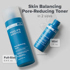 Paula's Choice Skin Balancing Pore-Reducing Face Toner with Niacinamide, for Oily Skin & Combination, Minimizes Large Pores, Controls Oil & Shine, Hydrates & Replenishes, Fragrance-Free, 6.4oz