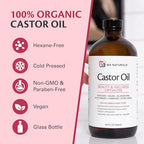 M3 Naturals Magnesium Lotion & Cold Pressed Castor Oil Bundle