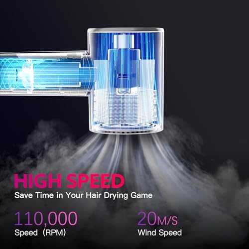Hair Dryer Brush Blow Dryers: webeauty 5 in 1 One Step Professional Hot Air Brush Set for Fast Drying, Curling Drying, Straightening Combing, Hair Styler [Ceramic Coating] [Negative Ion] (White)