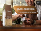 Tarmo Coffee | SOLAR SIP - Low Acid Coffee, Vietnamese Coffee, Robusta & Arabica Blend, Whole Bean, Dark Roast, 12 Oz Bag