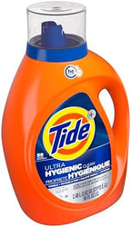 Tide Hygienic Clean Heavy 10X Duty Laundry Detergent Liquid Soap, Original Scent, HE Compatible, 59 Loads, 84 fl oz