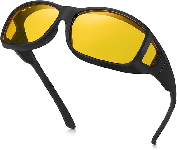 Belsuny Macular Degeneration Glasses for Men/Women,Glasses for Glaucoma, Cataracts and Retinitis Pigmentosa, for aged parent with Macular degeneration,Wrap Around Goggles,Wet Room Glasses.