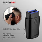 BaBylissPRO UVFOIL UV-Disinfecting Metal Double-Foil Shavers