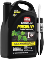 Ortho GroundClear Poison Ivy and Tough Brush Killer3 with Comfort Wand, Ready-To-Use Weed Killer with Results in 1 Hour, 1 gal.