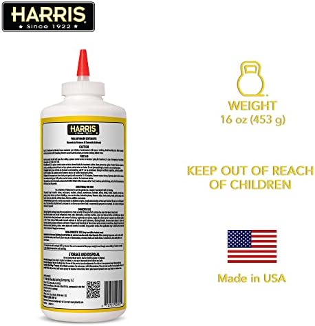 HARRIS Boric Acid Roach and Silverfish Killer Powder w/Lure for Insects (16oz)