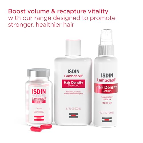 ISDIN Lambdapil Hair Density Capsules: Hair Thickening Vitamin Capsules for Thinning Hair