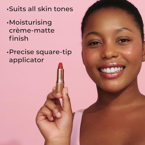 MCoBeauty Creme Matte Luxe Lipstick, Prance Proudly, Velvety Matte Finish for Bold Elegance, Vegan, Cruelty Free Cosmetics