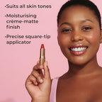 MCoBeauty Matte Luxe Lipstick, Very Shelley, Velvety Matte Finish for Bold Lips, Vegan, Cruelty Free Cosmetics