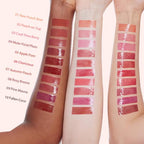 MILKTOUCH Jelly Lip Glow Tint - Hydrating Lip Gloss with Long-Lasting Moisture, Lip Stain, Lightweight, Radiant Shine, Perfect for Daily Use, Valentines Gifts, Korean Lip Oil (02 Peach on Top)