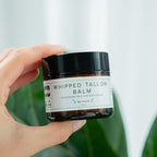 Whipped Tallow Balm (Tea Tree), Organic Body Butter Cream, Grass Fed Beef Tallow for Skin Moisturizer, All Natural Lotion, 2 oz