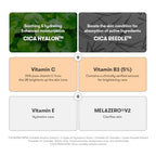 VT Cosmetics Vita-Light Reedle Shot 100, Serum with Vitamin C Capsules, Vitamin E, Hydrating Care, Korean Skincare for Sensitive Skin 1.69Fl Oz(50ml)