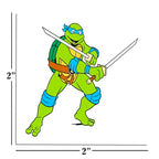 Teenage Mutant Ninja Turtles Tattoos Party Favors Bundle ~ 70+ Perforated Individual 2" x 2" TMNT Temporary Tattoos for Kids Boys Girls (Ninja Turtles Party Supplies MADE IN USA)