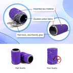 Sanding Bands for Nail Drill, Nail Drill Bits CORFULRA 300pcs 6 Colors Coarse Fine Nail Sander Set #80#100#120#150#180#240 Grits Sanding Bands, Rainbow Mandrel Nail Drill Bit for Acrylic Nails.