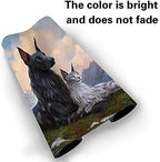 Board Game MTG Playmat Games Size 60X35 cm CCG Compatible for MTG CCG RPG Trading Card Game (MTG1-RIN and SERI, INSEPARABLE)