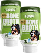 Mobility Support Beef Bone Broth for Dogs | Hip & Joint Support for Dogs | Glucosamine & Amino Acid Boosted | Human Grade Ingredients | Just add Water | Made in USA, 16 oz, 2 Pack