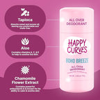 Whole Body Deodorant for Women - Aluminum-Free - Sensitive Skin Invisibile All Day Layer of Full Body Protection for Odor Control Only (2.65 Ounce (Pack of 1), Boho Breeze)