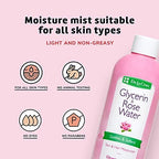 De La Cruz Rose Water and Glycerin for Face - Rosewater Facial Toner and Moisturizer for Skin and Hair 8 fl oz (236 mL) - 2 Bottles