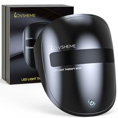 LED Face Mask Light Therapy 7-Color, Treats Mild To Moderate Acne On The Face, Treating Wrinkle at Home Facial