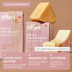 Ethique Gentle Unscented Conditioner Bar with Cocoa Butter - Plastic-Free, Cruelty-Free, Vegan, 2.12 oz - Formerly In the Buff