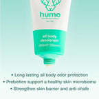 Hume Supernatural Invisible Whole Body Deodorant Balm - Full Body Protection - Aluminum Free, No Baking Soda - Anti-Chafing Odor Control - Clinically Tested on Sensitive Skin (Desert Bloom, 1-Pack)
