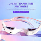 Revital Eyes Red Light Glasses, Revitaleye Therapy Advanced Under-Eye Renewal Therapy,Revitaleyes Microcurrent Eye Beauty Device, Diminishes Dark Circles and Wrinkles, Universal Size, White