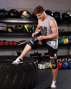 AEOLOS Knee Sleeves (1 Pair)，7mm Compression Knee Braces for Heavy-Lifting,Squats,Gym and Other Sports