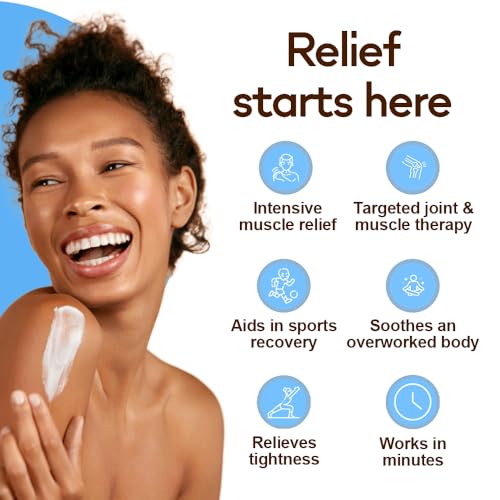 Relief Magnesium Cream Body Butter with Comfrey & Peppermint Essential Oil - Extra Strength Arnica Cream 11,000mg Pure Magnesium Lotion for Kids & Adults, Joint, Muscle Relief, Cramping & Soreness