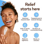 Relief Magnesium Cream Body Butter with Comfrey & Peppermint Essential Oil - Extra Strength Arnica Cream 11,000mg Pure Magnesium Lotion for Kids & Adults, Joint, Muscle Relief, Cramping & Soreness