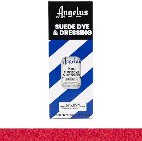 Angelus Suede Dye, 3 oz, Red
