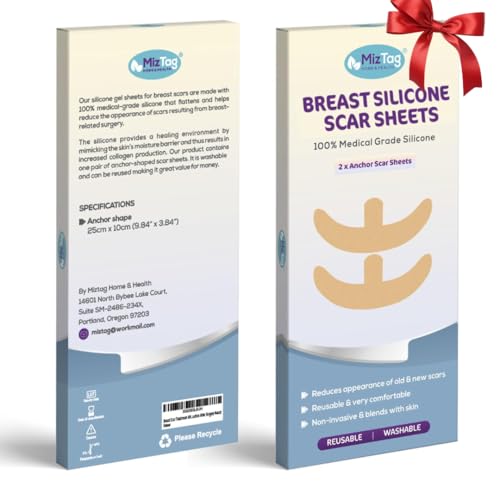 Breast Surgery Recovery Essentials - Silicone Scar Sheets for Comfort and Healing - Ideal for Post-Op Wear